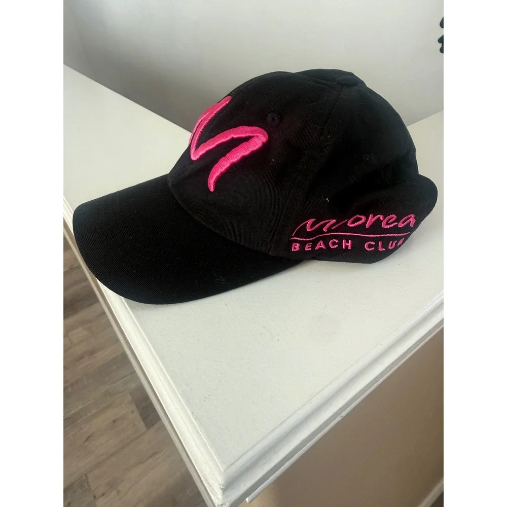 Morea Beach Club black baseball cap